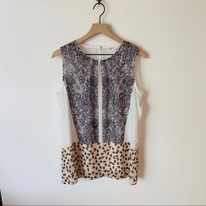 CAbi Ladylike Tunic Rosewater Style #938 Medium